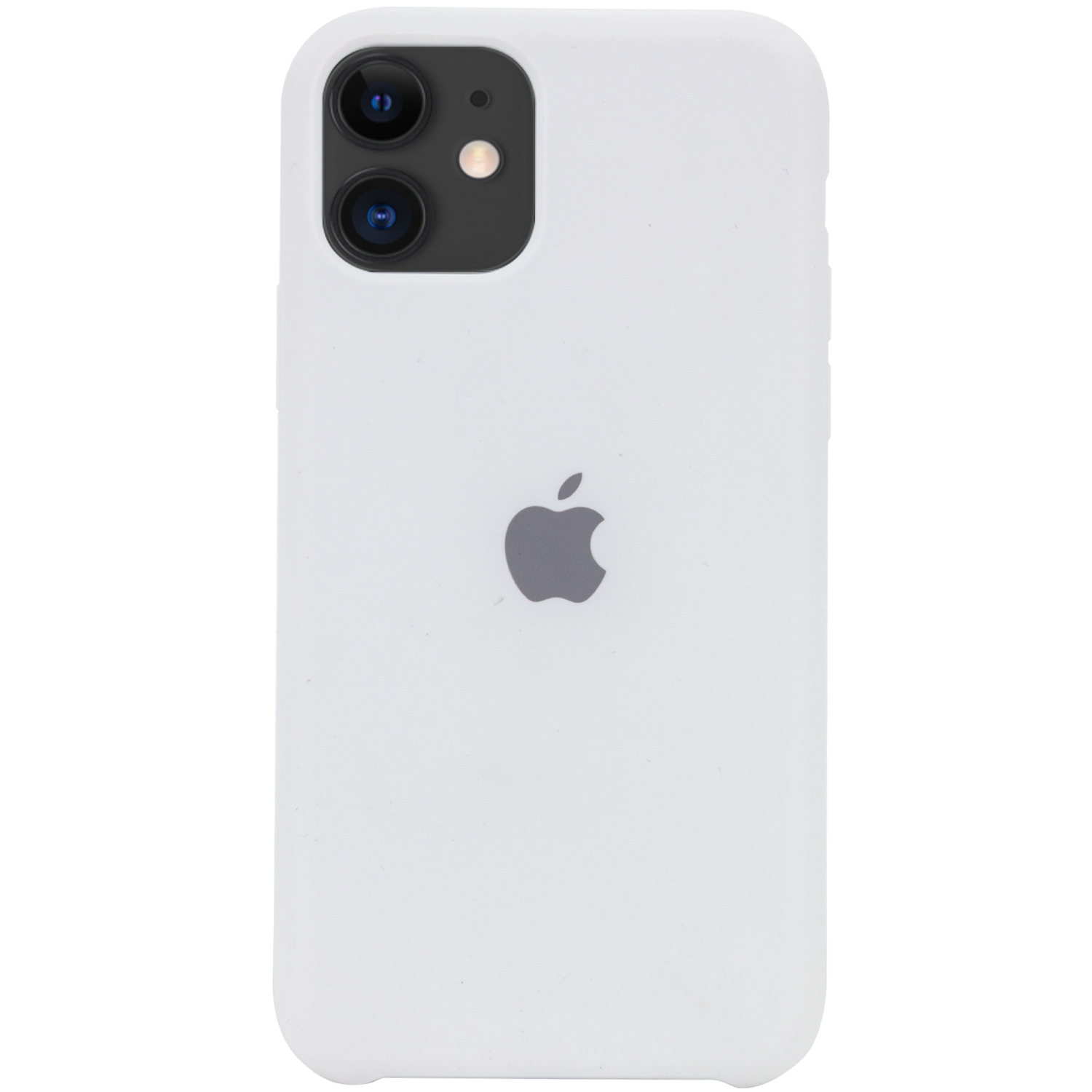 Silicone Case (AA) для iPhone 11 (6.1") (White)-0